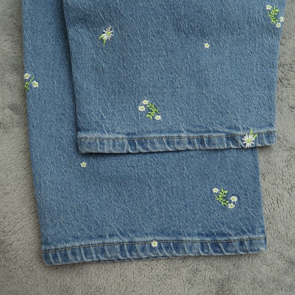 Free Assembly Jeans Women's Size 6 High-Rise Barrel Denim Pants 26" Inseam NWT - Picture 15 of 16